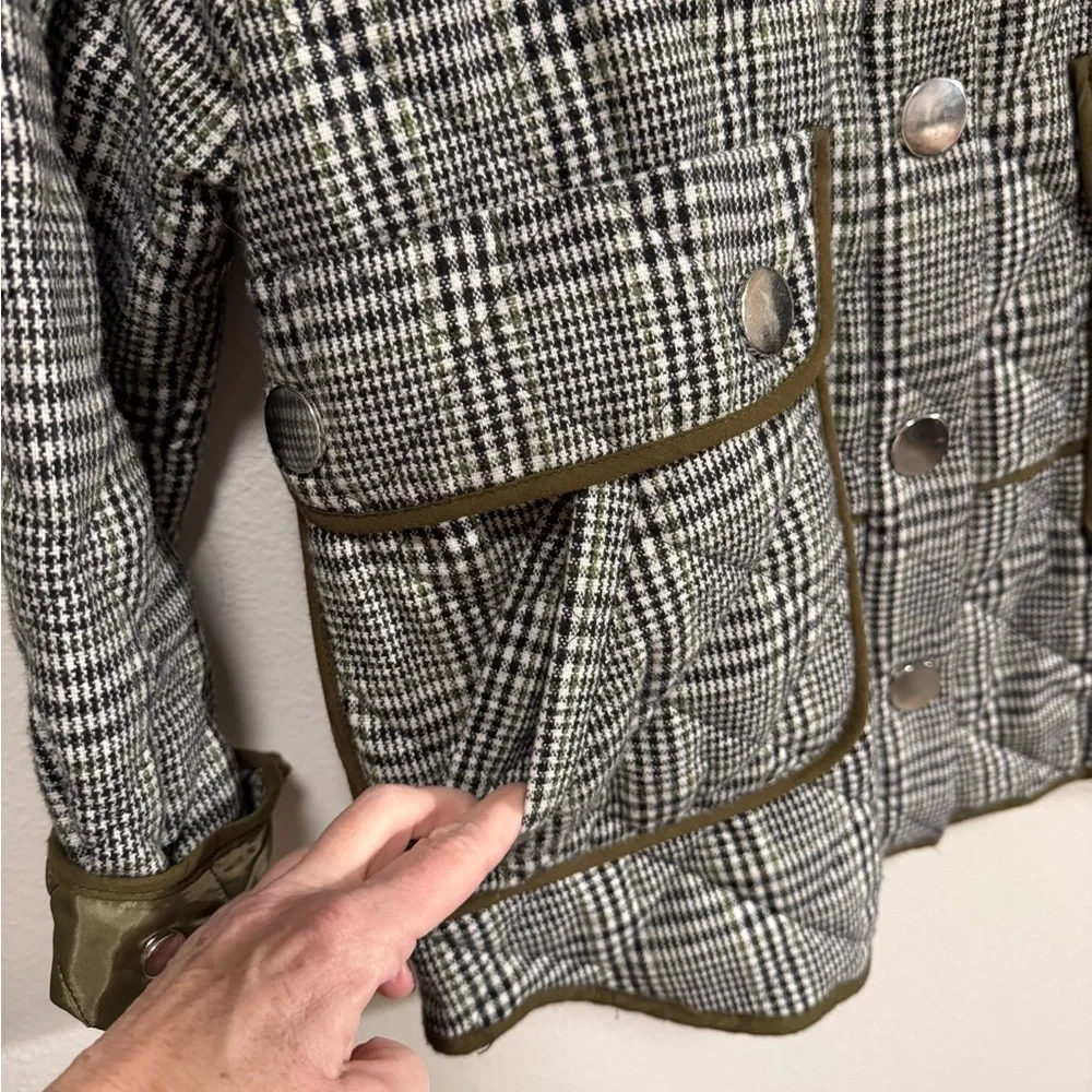 Zara Quilted Jacket Size S - Picture 3 of 12
